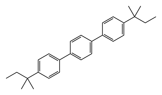 4,4''-DI-TERT-AMYL-P-TERPHENYL 结构式