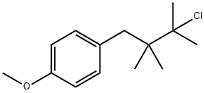 1-(3-Chloro-2,2,3-trimethylbutyl)-4-methoxybenzene 结构式