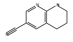 1,8-Naphthyridine-3-carbonitrile, 5,6,7,8-tetrahydro- 结构式