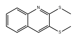 Quinoline, 2,3-bis(methylthio)- 结构式