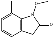 2H-Indol-2-one, 1,3-dihydro-1-methoxy-7-methyl- 结构式