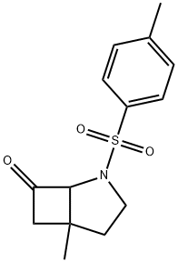 2-Azabicyclo[3.2.0]heptan-7-one, 5-methyl-2-[(4-methylphenyl)sulfonyl]- 结构式