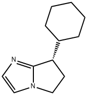 (S)-6,7-二氢-7-环己基-5H-吡咯并[1,2-A]咪唑 结构式