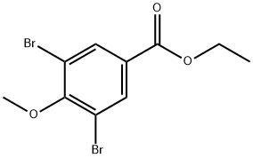 3,5-Dibromo-4-methoxy-benzoic acid ethyl ester 结构式