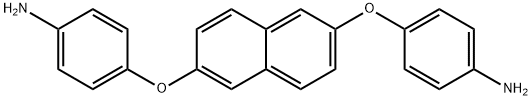 4,4'-(萘-2,6-二基双(氧))二苯胺 结构式
