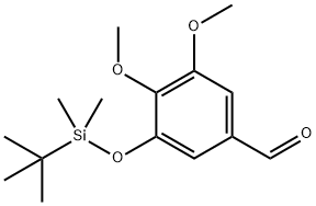 3-((tert-Butyldimethylsilyl)oxy)-4,5-dimethoxybenzaldehyde 结构式