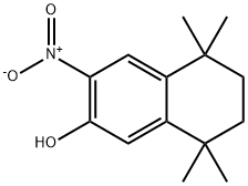 2-Naphthalenol, 5,6,7,8-tetrahydro-5,5,8,8-tetramethyl-3-nitro- 结构式