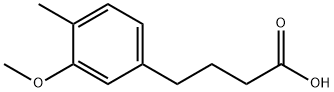 Benzenebutanoic acid, 3-methoxy-4-methyl- 结构式
