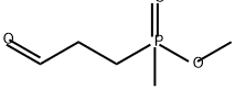 Phosphinic acid, P-methyl-P-(3-oxopropyl)-, methyl ester 结构式