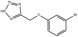 2H-Tetrazole, 5-[(3-bromophenoxy)methyl]- 结构式
