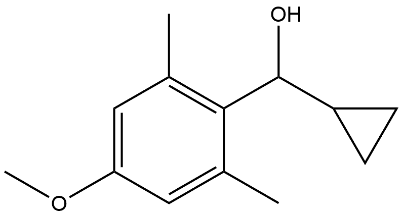 α-Cyclopropyl-4-methoxy-2,6-dimethylbenzenemethanol 结构式