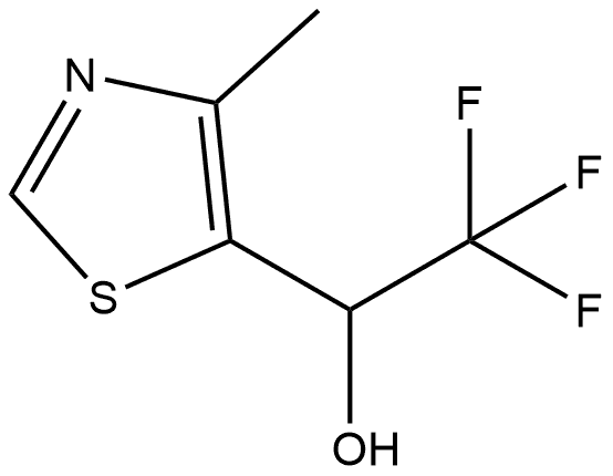 alpha-(Trifluoromethyl)-4-methylthiazole-5-methanol 结构式