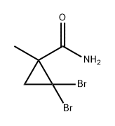 Cyclopropanecarboxamide, 2,2-dibromo-1-methyl- 结构式