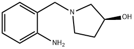 3-Pyrrolidinol, 1-[(2-aminophenyl)methyl]-, (3S)- 结构式