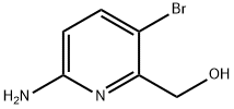 (6-氨基-3-溴吡啶-2-基)甲醇 结构式