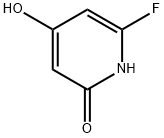 6-氟-4-羟基吡啶-2(1H)-酮 结构式