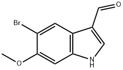 5-Bromo-6-methoxyindole-3-carboxaldehyde 结构式
