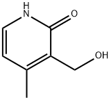 3-(羟甲基)-4-甲基吡啶-2(1H)-酮 结构式