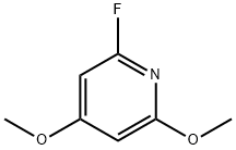 2-氟-4,6-二甲氧基吡啶 结构式