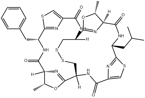 ulithiacyclamide B 结构式