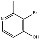 3-溴-2-甲基吡啶-4-醇 结构式