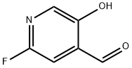 2-氟-5-羟基异烟醛 结构式