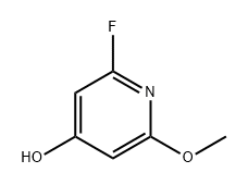 2-氟-6-甲氧基吡啶-4-醇 结构式