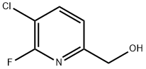 (5-氯-6-氟吡啶-2-基)甲醇 结构式