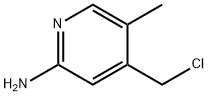 2-Amino-4-chloromethyl-5-methylpyridine 结构式