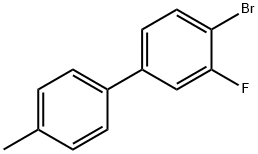 4-bromo-3-fluoro-4'-methyl-1,1'-biphenyl 结构式