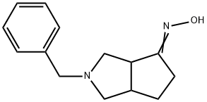 Cyclopenta[c]pyrrol-4(1H)-one, hexahydro-2-(phenylmethyl)-, oxime 结构式