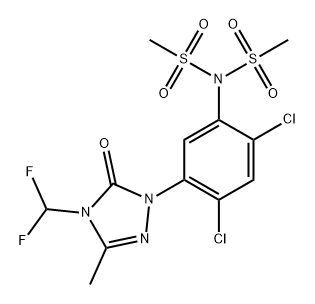 甲磺草胺杂质3 结构式