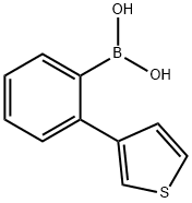 2-(3-Thienyl)phenylboronic acid 结构式