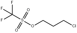 METHANESULFONIC ACID,1,1,1-TRIFLUORO-,3-CHLOROPROPYL ESTER 结构式