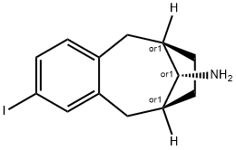 6,9-Methanobenzocycloocten-11-amine, 5,6,7,8,9,10-hexahydro-2-iodo-, (6R,9S,11S)-rel- 结构式