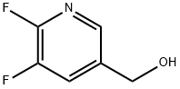 (5,6-二氟吡啶-3-基)甲醇 结构式