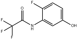 Acetamide, 2,2,2-trifluoro-N-(2-fluoro-5-hydroxyphenyl)- 结构式