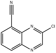 3-氯喹喔啉-5-碳腈 结构式