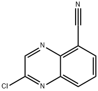 2-氯喹喔啉-5-碳腈 结构式