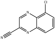 5-氯喹喔啉-2-腈 结构式