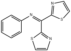 Benzenamine, N-[bis(2-thiazolyl)methylene]- 结构式