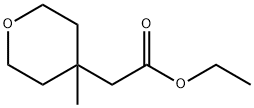 2H-Pyran-4-acetic acid, tetrahydro-4-methyl-, ethyl ester 结构式
