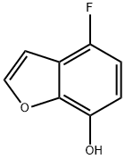 4-氟苯并呋喃-7-醇 结构式