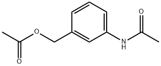 Acetamide, N-[3-[(acetyloxy)methyl]phenyl]- 结构式