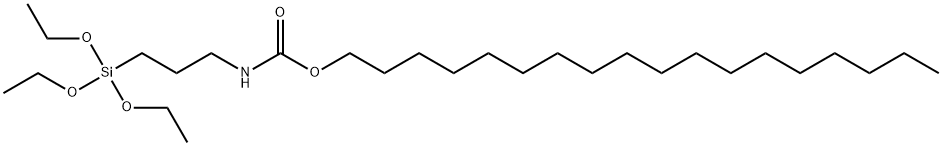 Octadecyl (3-(triethoxysilyl)propyl)carbamate 结构式