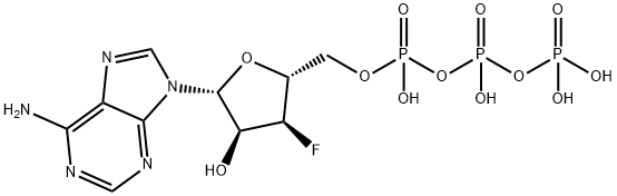 Adenosine 5'-(tetrahydrogen triphosphate), 3'-deoxy-3'-fluoro- 结构式