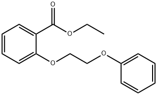 Benzoic acid, 2-(2-phenoxyethoxy)-, ethyl ester 结构式