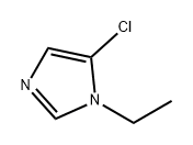 5-氯-1-乙基-1H-咪唑 结构式