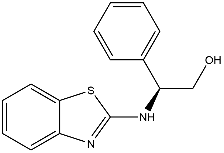 (S)手性苯并噻唑胺醇 结构式