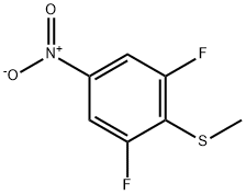 2,6-二氟-4-硝基苯甲硫醚 结构式